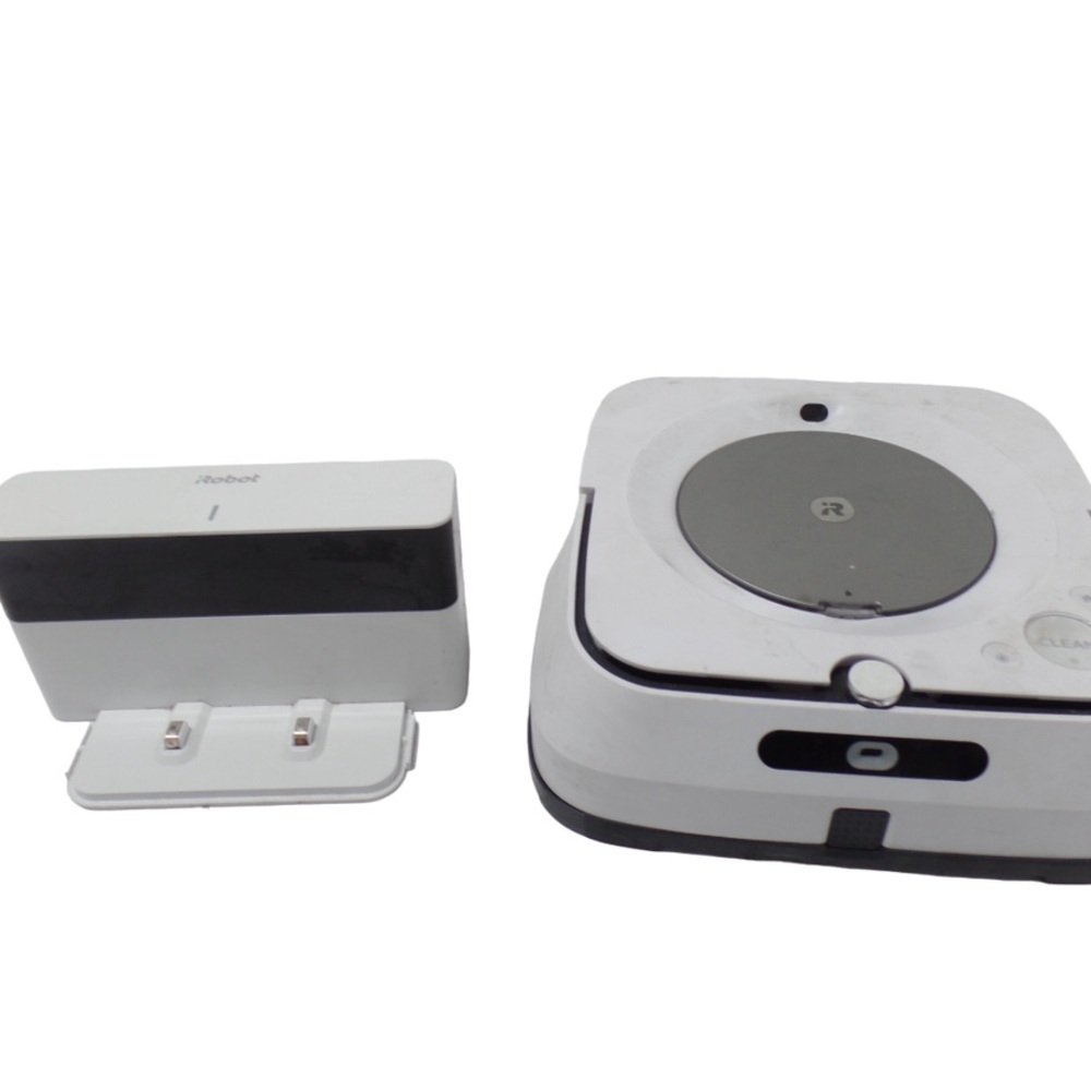 iRobot Braava Jet M6 Ultimate Wi-Fi Connected Robot Mop White With Charger